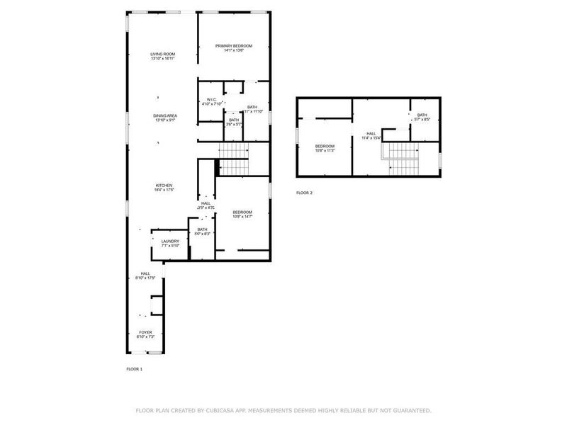 2D floor plan layout of this home in , Acworth, GA (Image 7).