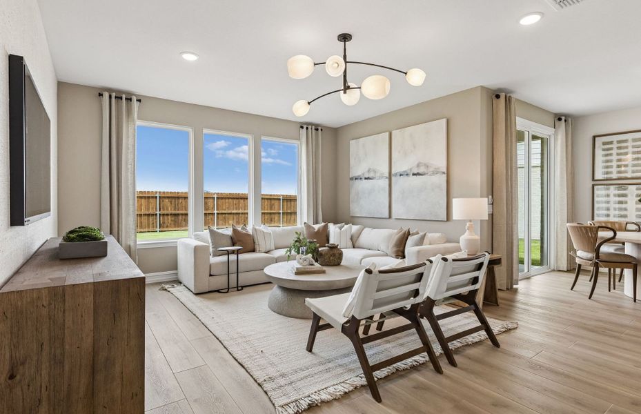 Representative furnished interior of a home built from the Harvard by Pulte Homes in Saddleside, Ponder (Image 13). Representative furnished interior of a home built from the Harvard by Pulte Homes in Saddleside, Ponder (Image 13).