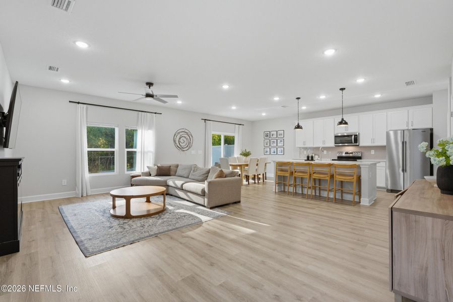 Furnished interior view inside a new home in , Fernandina Beach (Image 6).