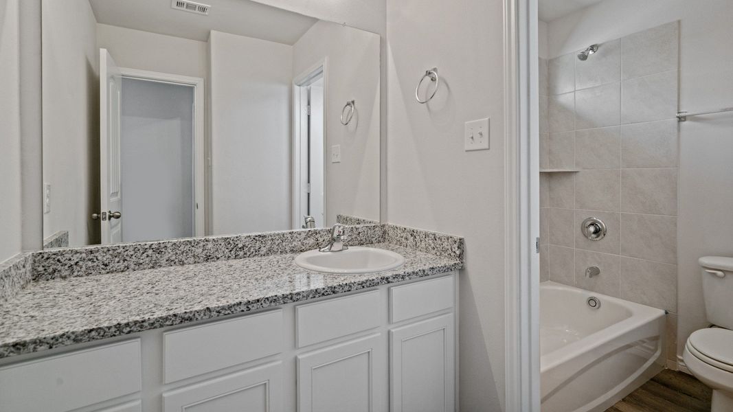 Secondary bathroom