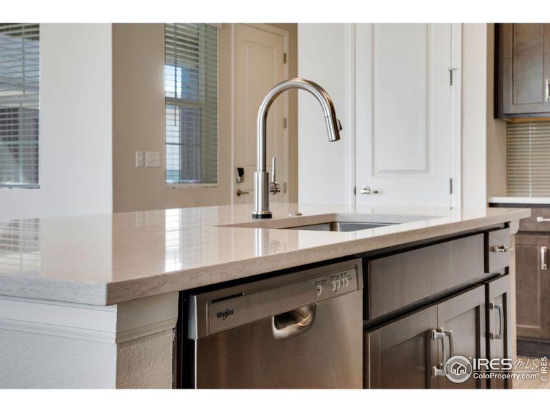 Furnished interior view inside a new home in Westside Crossing Townhomes, Berthoud (Image 12).