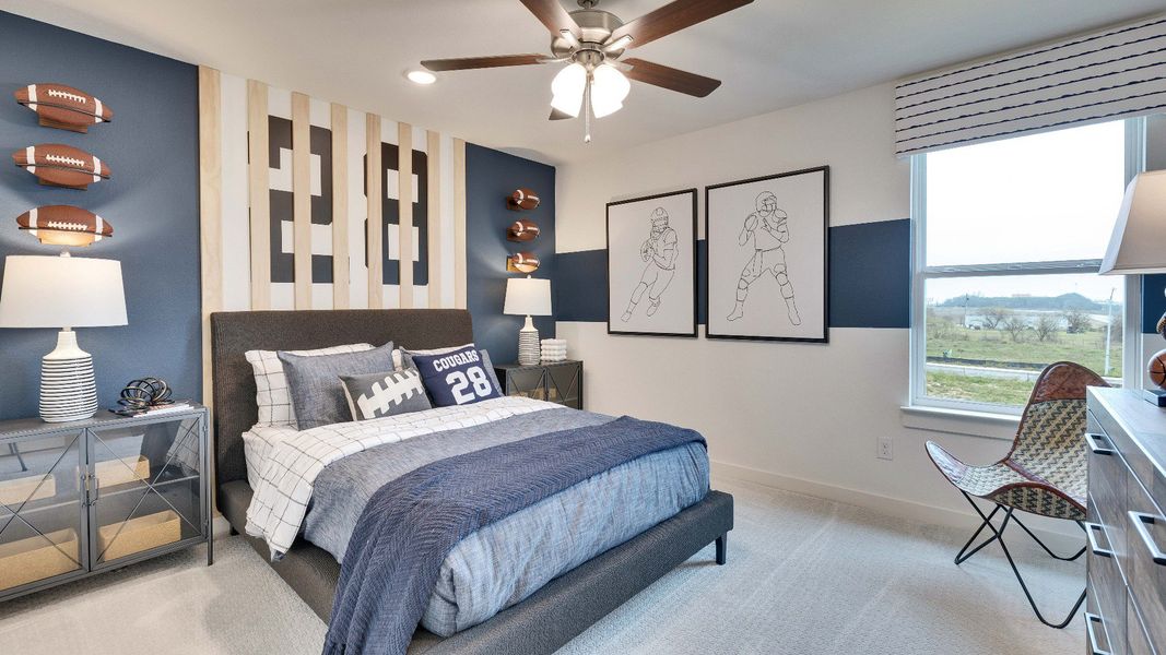 Representative furnished interior of a home built from the Meyerson by DRB Homes in Hunters Glen, Jarrell (Image 52).
