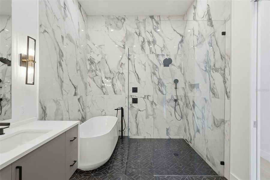 Furnished interior view inside a new home in , St. Petersburg (Image 37).