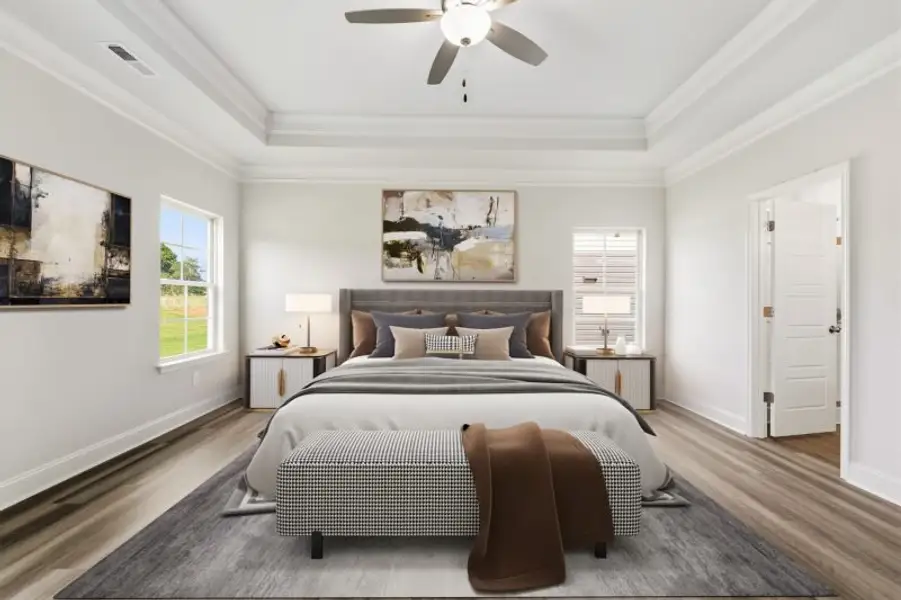 Furnished interior view inside a new home in Sullivans Reserve, Walkertown (Image 12).