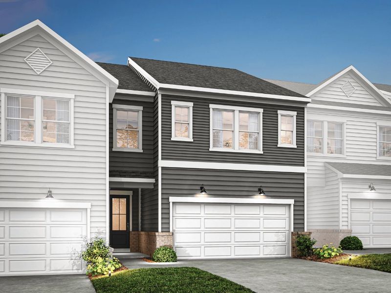 Representative exterior photo of a completed home built from the Mayes by Tri Pointe Homes in Millstone, Cramerton, NC (Image 20). Representative exterior photo of a completed home built from the Mayes by Tri Pointe Homes in Millstone, Cramerton, NC (Image 20).