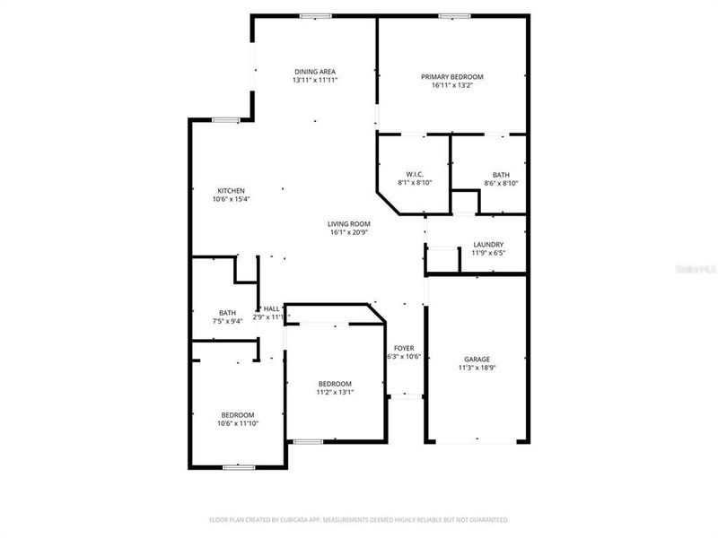 2D floor plan layout of this home in , Pinellas Park, FL (Image 4).