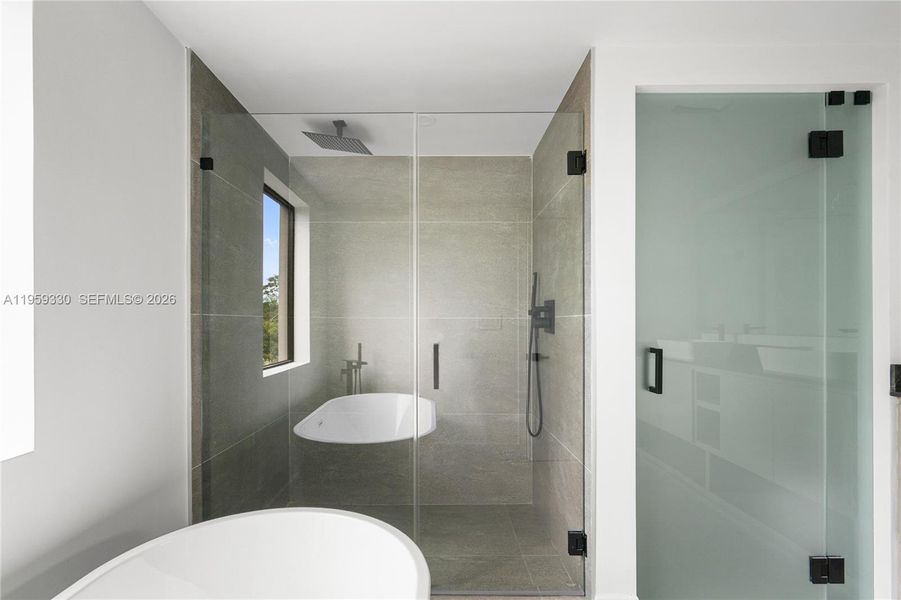 Furnished interior view inside a new home in , Miami (Image 11).