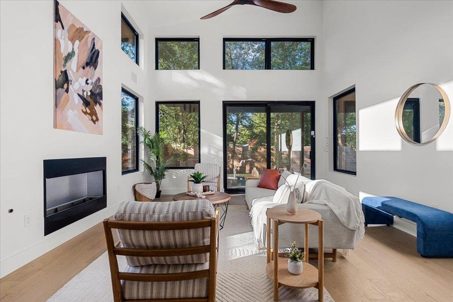 Furnished interior view inside a new home in , Austin (Image 3). Furnished interior view inside a new home in , Austin (Image 3).