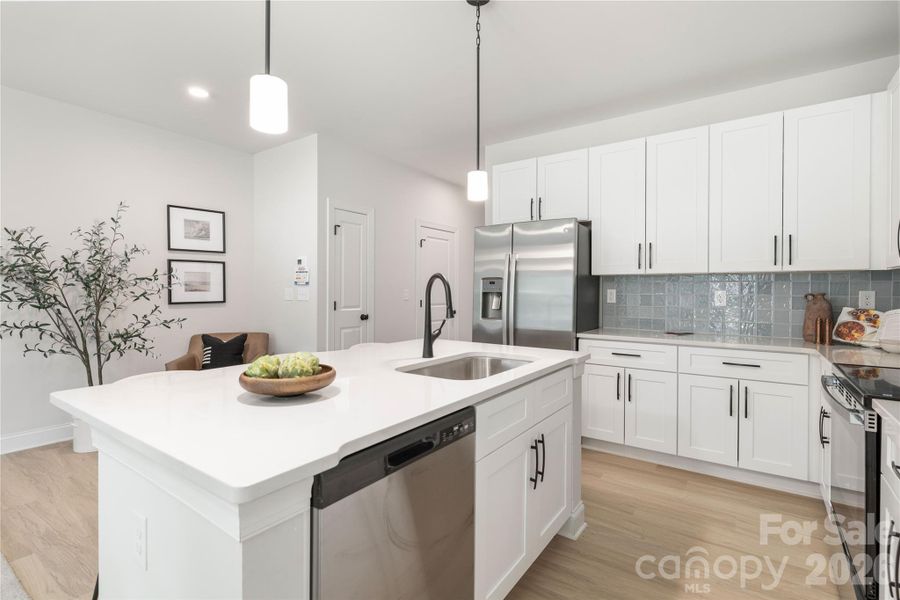Furnished interior view inside a new home in , Charlotte (Image 14).