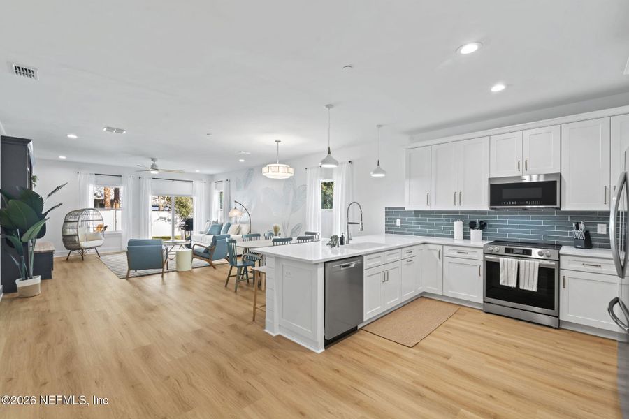 Furnished interior view inside a new home in , Jacksonville Beach (Image 43).