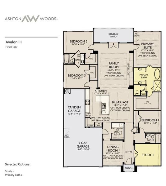 2D floor plan layout of this home in The Trails at Carmel, Pflugerville, TX (Image 2). 2D floor plan layout of this home in The Trails at Carmel, Pflugerville, TX (Image 2).