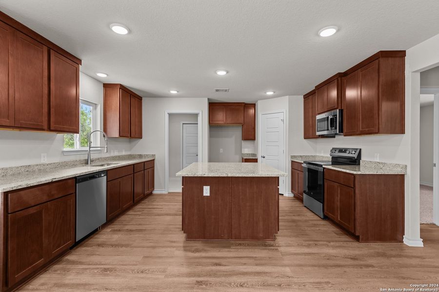 Furnished interior view inside a new home in , Pleasanton (Image 8). Furnished interior view inside a new home in , Pleasanton (Image 8).