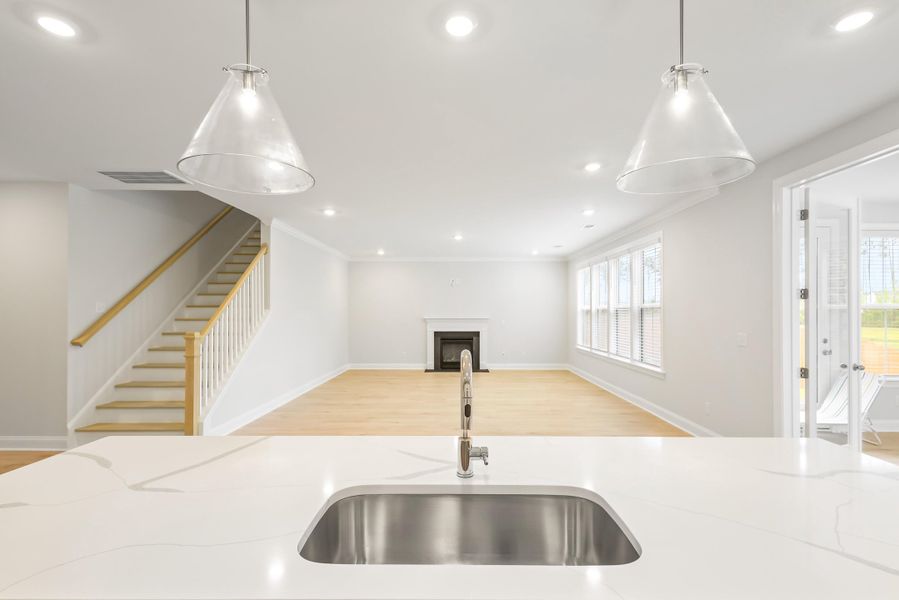 Close-up of interior finishes inside a home in Tidewater at Lakes of Cane Bay, Summerville (Image 23).