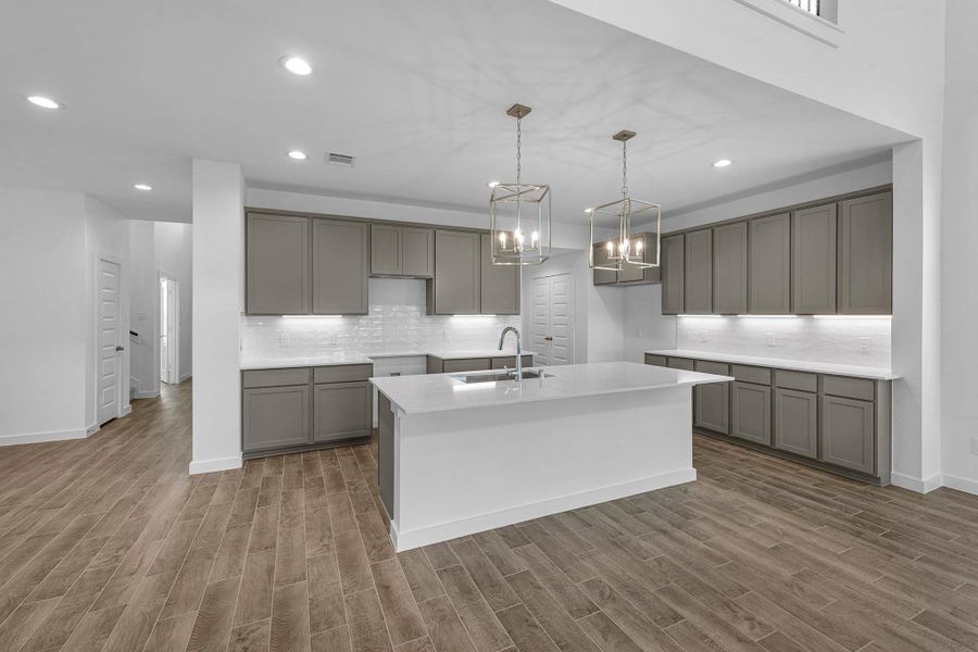 Furnished interior view inside a new home in Grand Mason Crossing, Katy (Image 6).