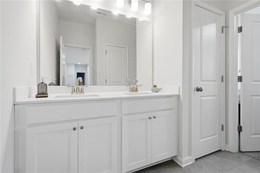 Furnished interior view inside a new home in Carmichael Farms, Canton (Image 13). Furnished interior view inside a new home in Carmichael Farms, Canton (Image 13).