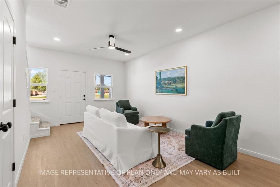 Furnished interior view inside a new home in , Waco (Image 9).