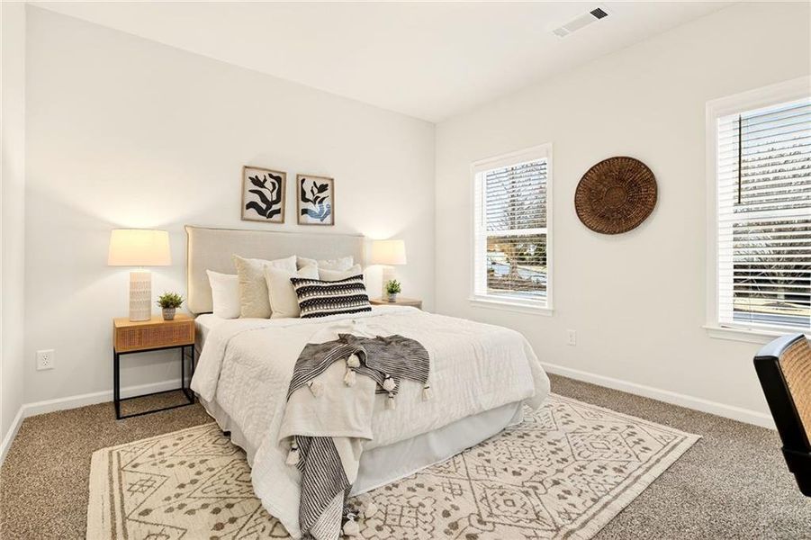 Furnished interior view inside a new home in River Rock, Ball Ground (Image 11).