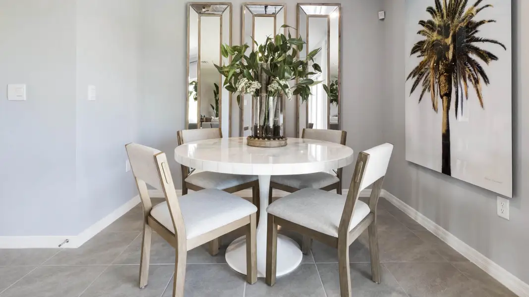 Furnished interior view inside a new home in Rivers Edge, Edgewater (Image 3).