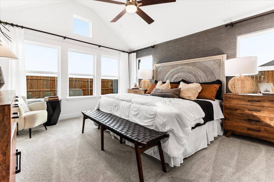 Furnished interior view inside a new home in The Reserve at Spiritas Ranch, Little Elm (Image 10).