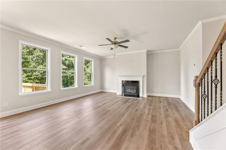Spacious, unfurnished interior of a new home in Hellen Valley, Braselton (Image 11).