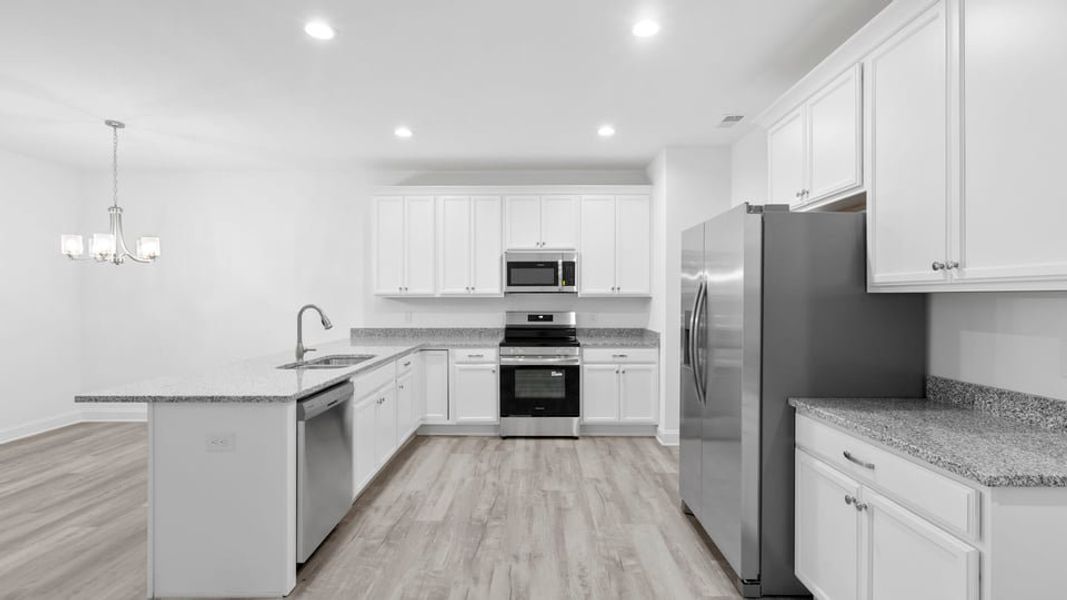 Furnished interior view inside a new home in Pearson Road Townhomes, Easley (Image 7).