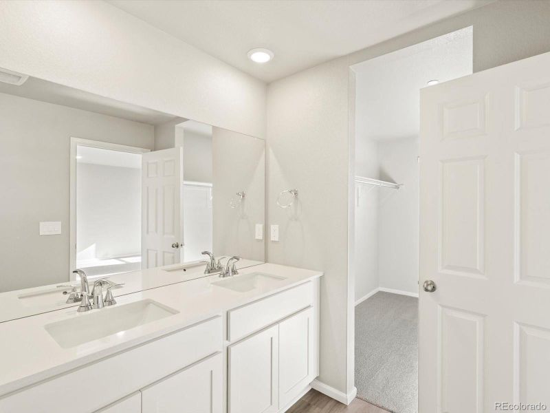 Furnished interior view inside a new home in Poudre Heights: The Meadow Collection, Windsor (Image 11).