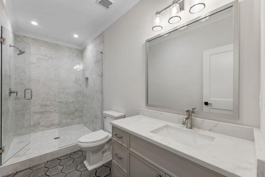 Furnished interior view inside a new home in , Alpharetta (Image 13).