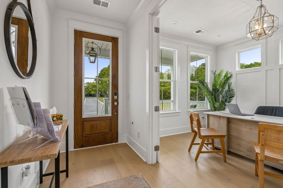 Furnished interior view inside a new home in Miller's Crossing, Johns Island (Image 5).