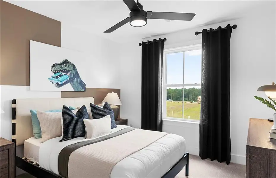 Furnished interior view inside a new home in Amherst, McDonough (Image 8).