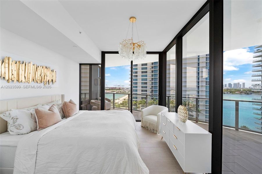 Furnished interior view inside a new home in , Miami Beach (Image 42). Furnished interior view inside a new home in , Miami Beach (Image 42).