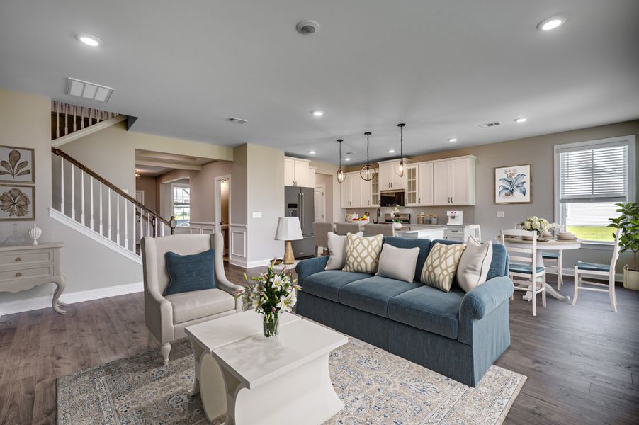 Representative furnished interior of a home built from the Windsor by Beazer Homes in Ambridge, Conway (Image 6).
