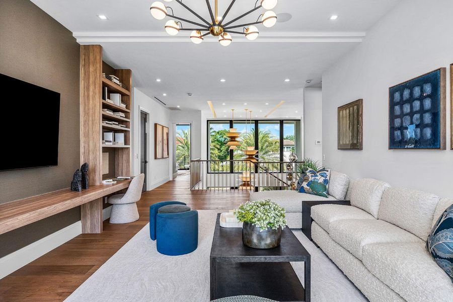 Furnished interior view inside a new home in , Boca Raton (Image 12).