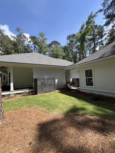 Exterior details and patio area of a home in , Seabrook (Image 31). Exterior details and patio area of a home in , Seabrook (Image 31).