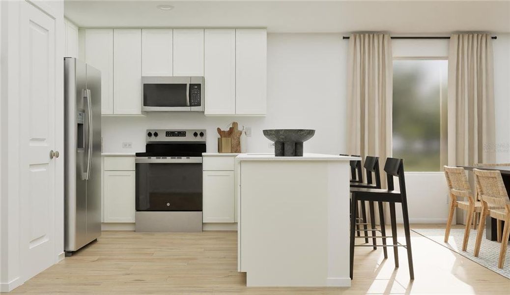 Furnished interior view inside a new home in Crosswinds, Haines City (Image 3).