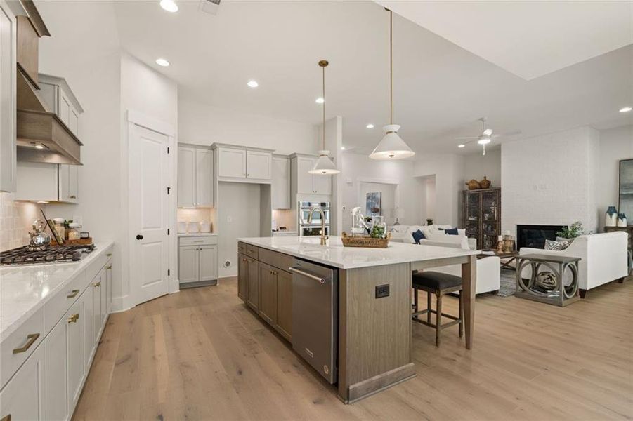 Furnished interior view inside a new home in Soleil Summit Chase, Snellville (Image 10).