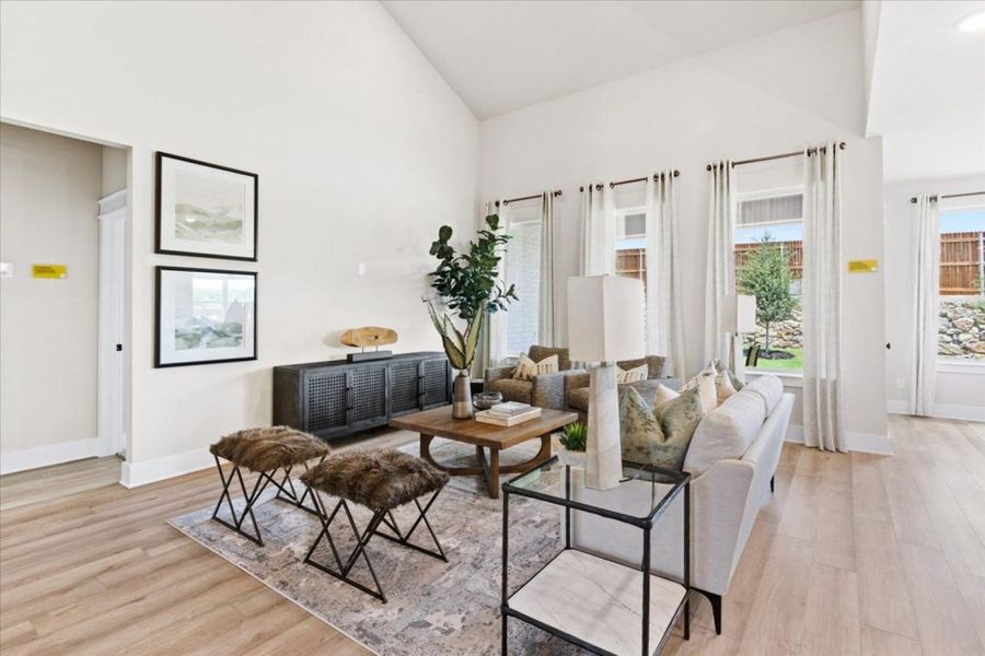 Representative furnished interior of a home built from the Katy Lakes Cypress 2821 by Brohn Homes in Katy Lakes, Katy (Image 8).