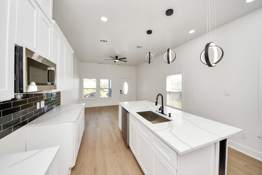 Furnished interior view inside a new home in , Houston (Image 7).