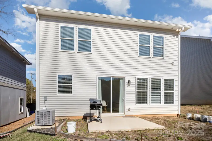 Exterior details and patio area of a home in , Charlotte (Image 1). Exterior details and patio area of a home in , Charlotte (Image 1).