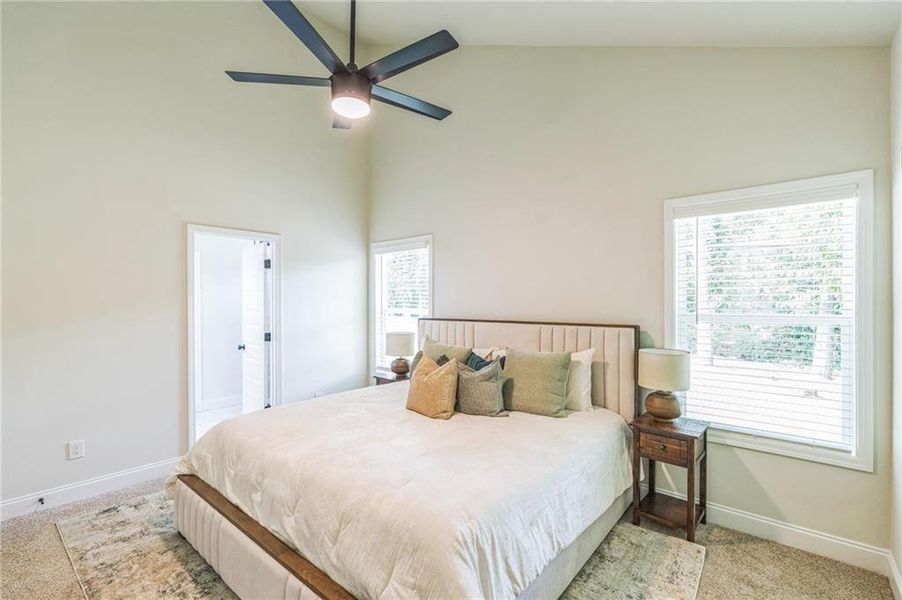 Furnished interior view inside a new home in , Atlanta (Image 20).