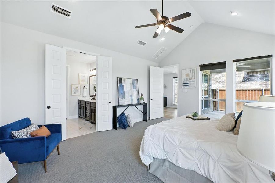 Furnished interior view inside a new home in , Lewisville (Image 30). Furnished interior view inside a new home in , Lewisville (Image 30).