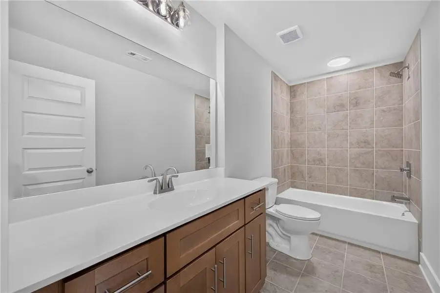 Furnished interior view inside a new home in , Atlanta (Image 9). Furnished interior view inside a new home in , Atlanta (Image 9).