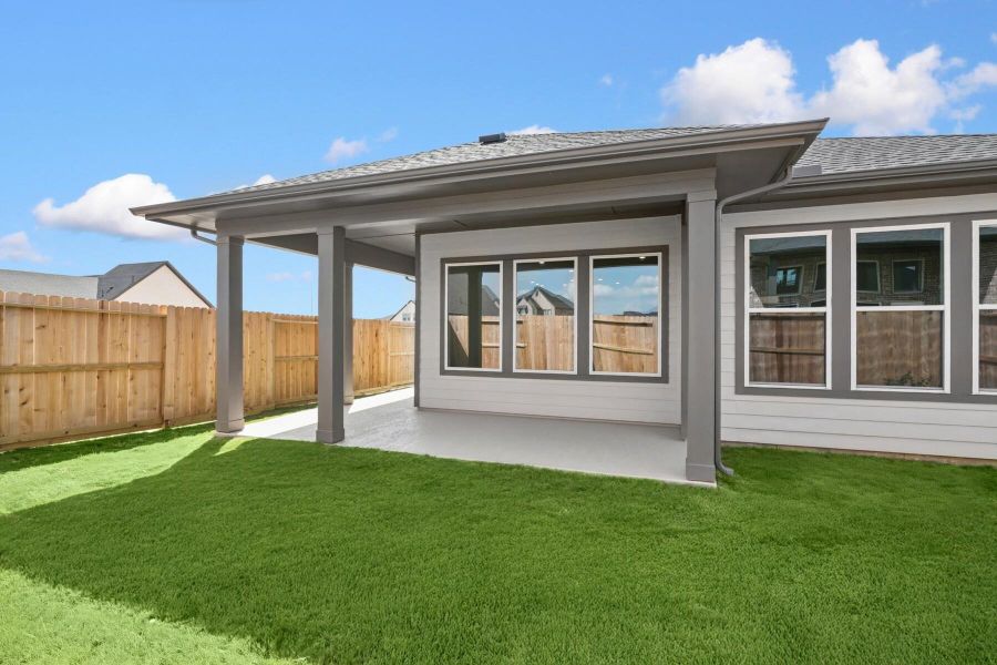 Exterior details and patio area of a home in Jubilee, Hockley (Image 16). Exterior details and patio area of a home in Jubilee, Hockley (Image 16).