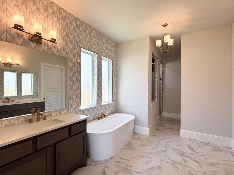 Furnished interior view inside a new home in Fulbrook on Fulshear Creek, Fulshear (Image 11).