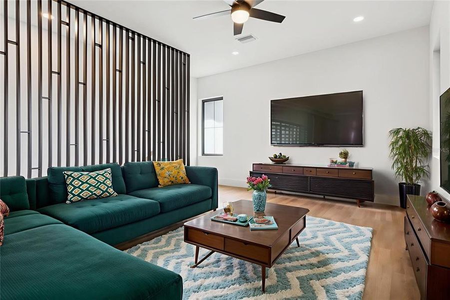 Furnished interior view inside a new home in , Tampa (Image 21). Furnished interior view inside a new home in , Tampa (Image 21).