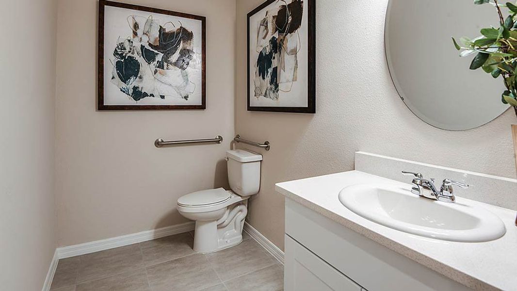 Representative furnished interior of a home built from the Magnolia by Taylor Morrison in Riverfront, Edgewater (Image 21).