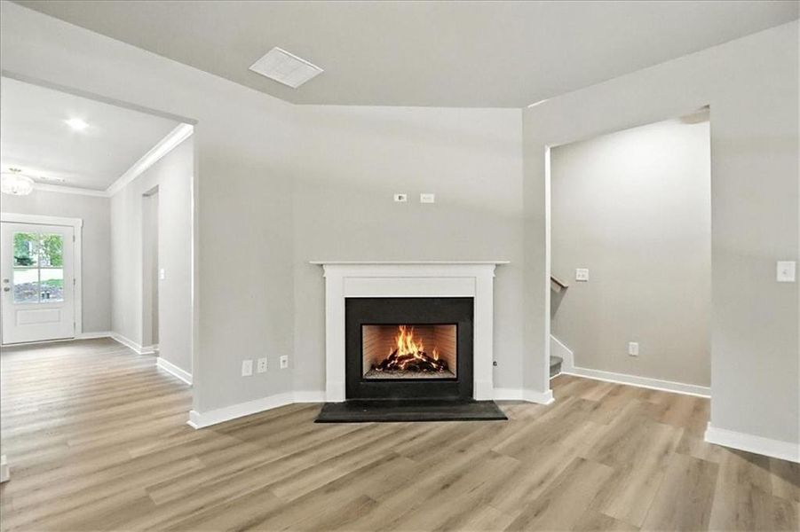 Spacious, unfurnished interior of a new home in Traditions of Braselton, Jefferson (Image 45).