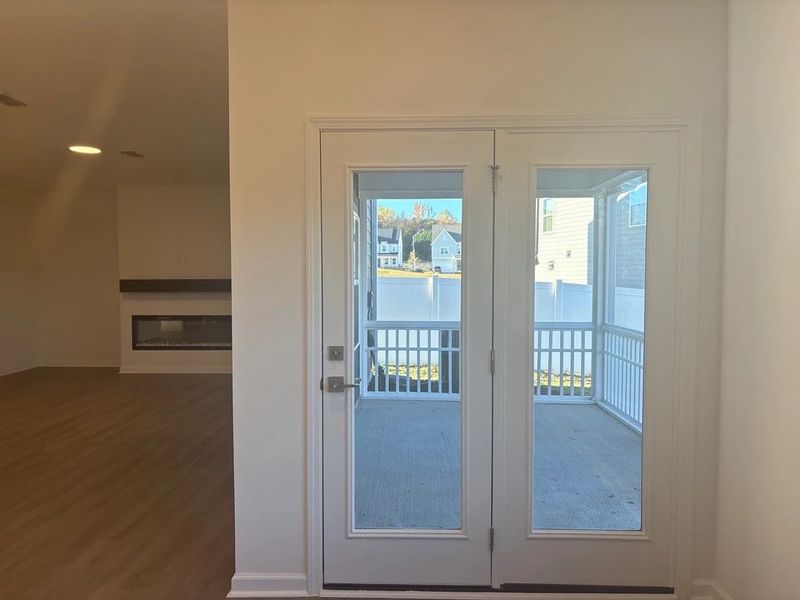 Breakfast Area featuring the AW Collection® Milan - Sleek and light-filled with subtle drama.