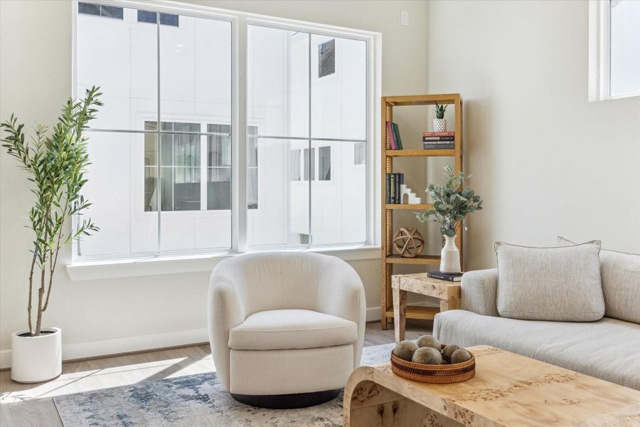 Furnished interior view inside a new home in White Oak Station, Houston (Image 9).