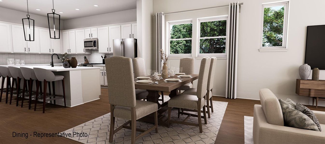 Furnished interior view inside a new home in Colton 45' Homesites, Todd Mission (Image 25).