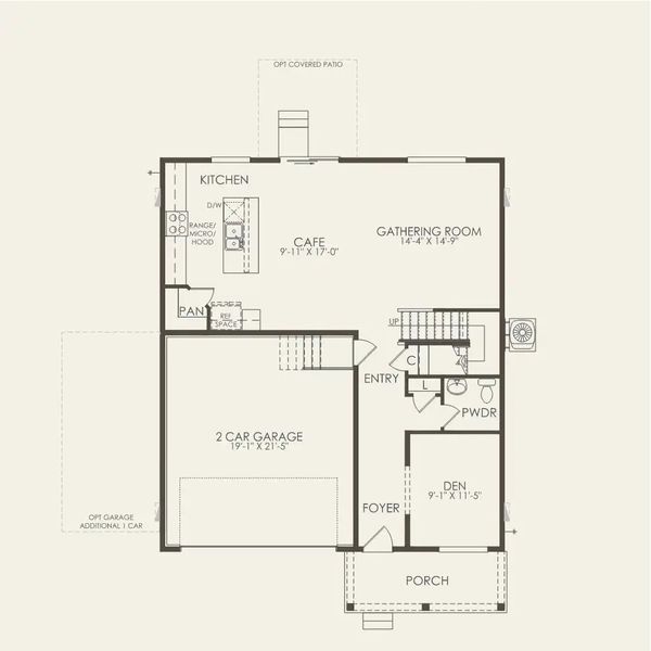 2D floor plan layout of this home in Murata Farms, Fort Lupton, CO (Image 5).